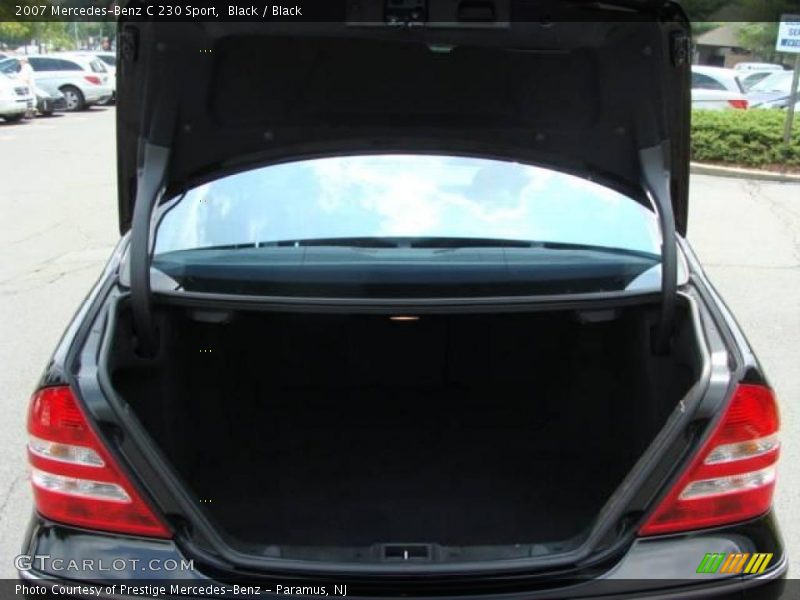 Black / Black 2007 Mercedes-Benz C 230 Sport