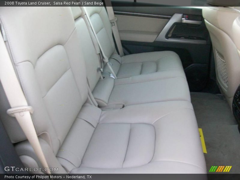 Salsa Red Pearl / Sand Beige 2008 Toyota Land Cruiser