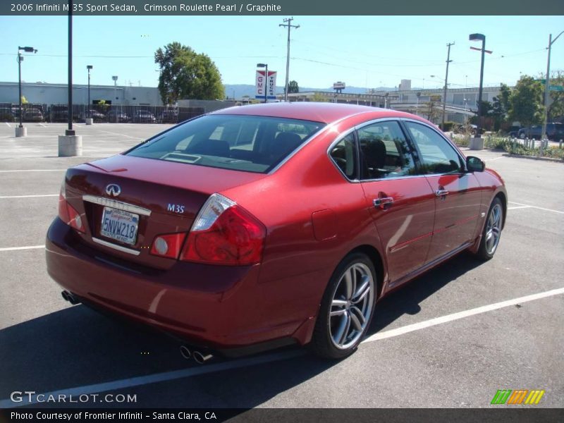 Crimson Roulette Pearl / Graphite 2006 Infiniti M 35 Sport Sedan