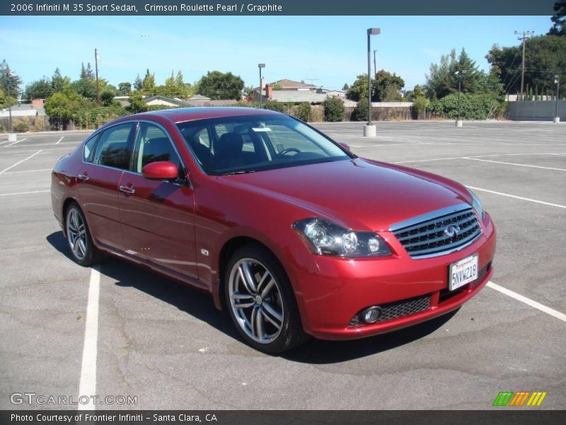 Crimson Roulette Pearl / Graphite 2006 Infiniti M 35 Sport Sedan