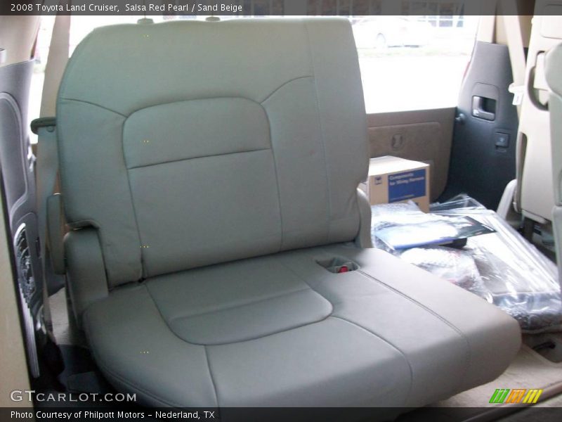 Salsa Red Pearl / Sand Beige 2008 Toyota Land Cruiser
