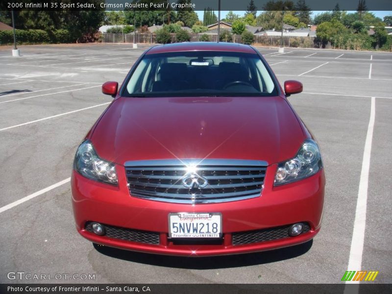 Crimson Roulette Pearl / Graphite 2006 Infiniti M 35 Sport Sedan
