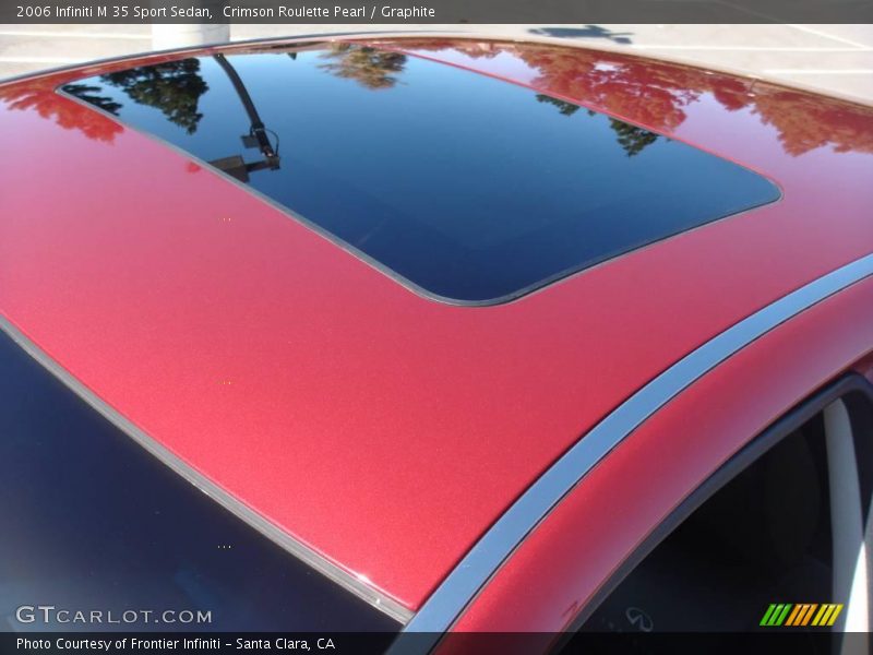 Crimson Roulette Pearl / Graphite 2006 Infiniti M 35 Sport Sedan