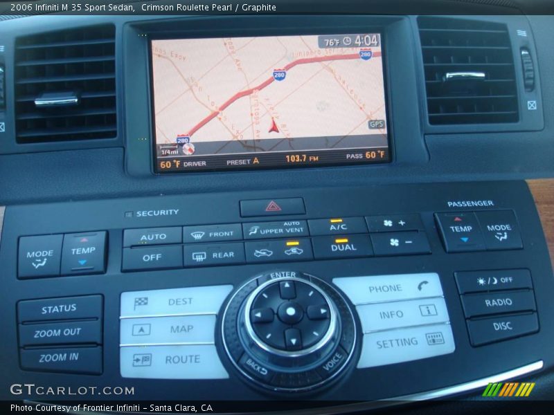Crimson Roulette Pearl / Graphite 2006 Infiniti M 35 Sport Sedan