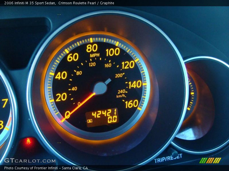 Crimson Roulette Pearl / Graphite 2006 Infiniti M 35 Sport Sedan
