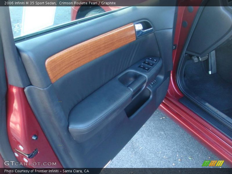 Crimson Roulette Pearl / Graphite 2006 Infiniti M 35 Sport Sedan