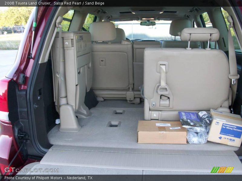 Salsa Red Pearl / Sand Beige 2008 Toyota Land Cruiser