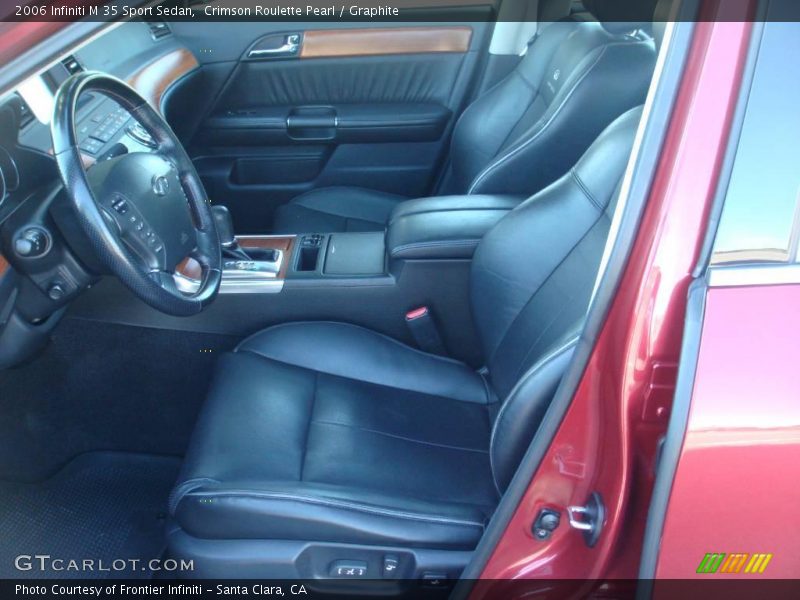 Crimson Roulette Pearl / Graphite 2006 Infiniti M 35 Sport Sedan
