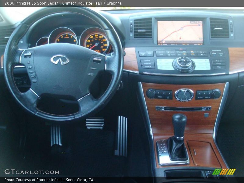 Crimson Roulette Pearl / Graphite 2006 Infiniti M 35 Sport Sedan