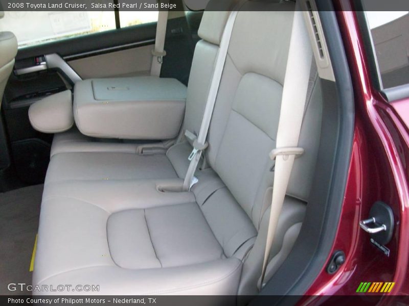 Salsa Red Pearl / Sand Beige 2008 Toyota Land Cruiser