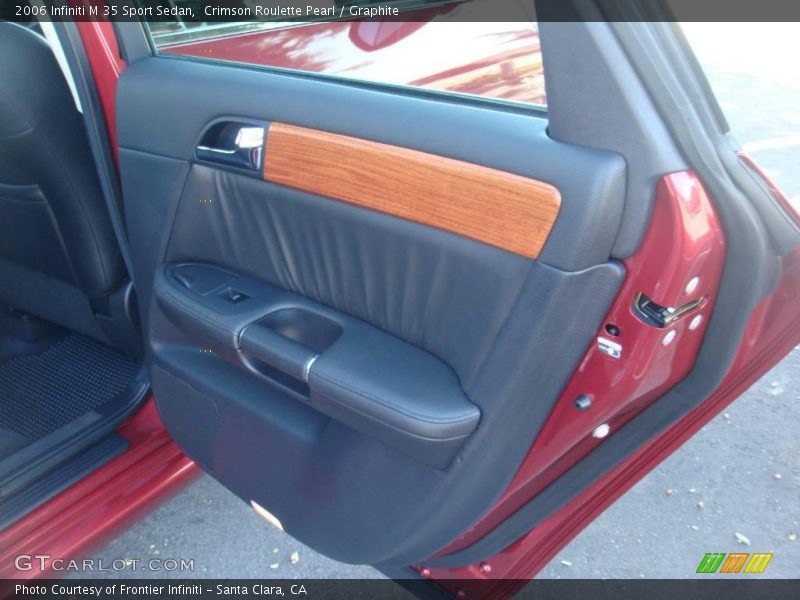 Crimson Roulette Pearl / Graphite 2006 Infiniti M 35 Sport Sedan