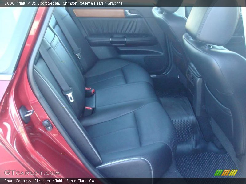 Crimson Roulette Pearl / Graphite 2006 Infiniti M 35 Sport Sedan