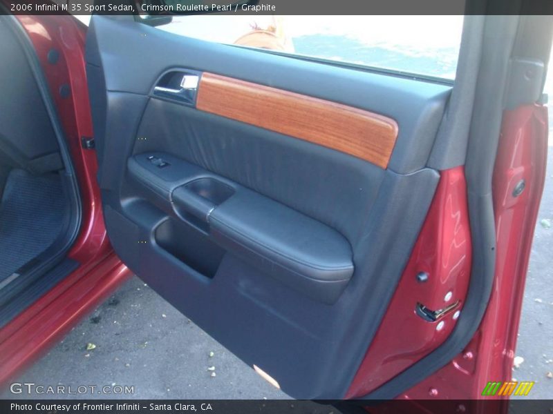 Crimson Roulette Pearl / Graphite 2006 Infiniti M 35 Sport Sedan