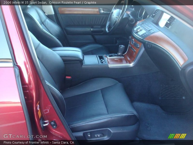 Crimson Roulette Pearl / Graphite 2006 Infiniti M 35 Sport Sedan