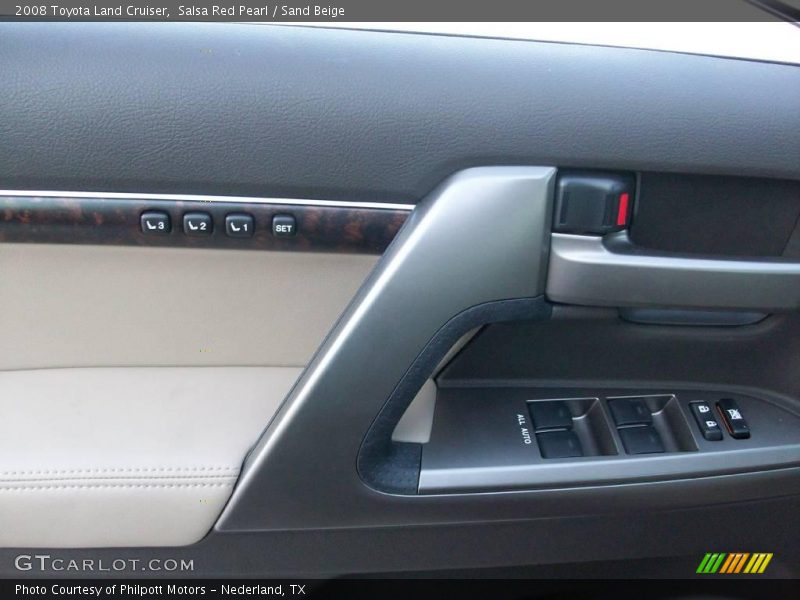 Salsa Red Pearl / Sand Beige 2008 Toyota Land Cruiser