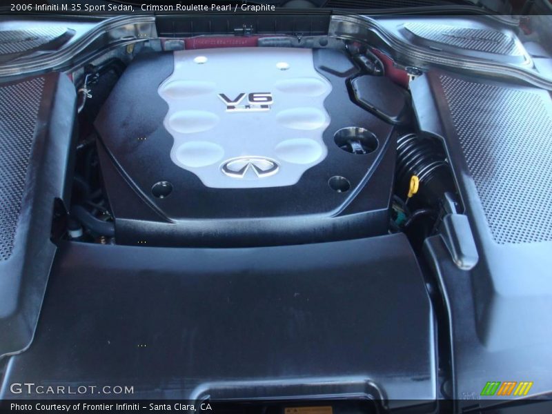 Crimson Roulette Pearl / Graphite 2006 Infiniti M 35 Sport Sedan