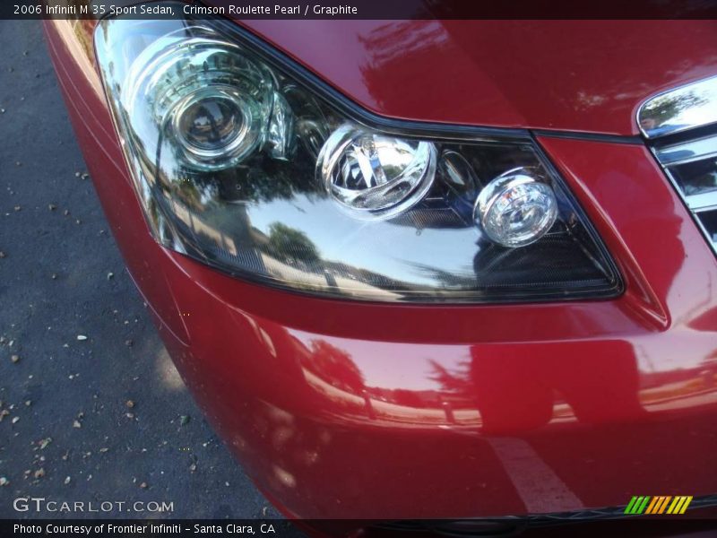 Crimson Roulette Pearl / Graphite 2006 Infiniti M 35 Sport Sedan