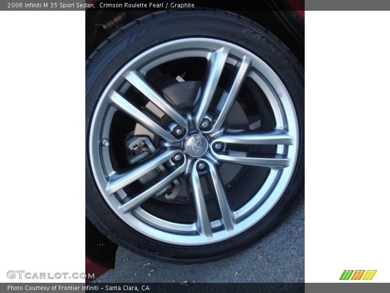Crimson Roulette Pearl / Graphite 2006 Infiniti M 35 Sport Sedan