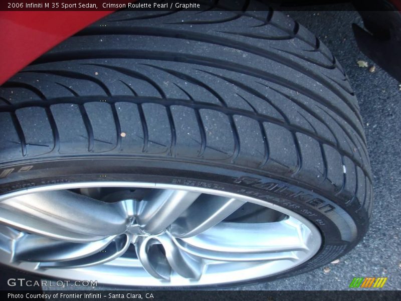 Crimson Roulette Pearl / Graphite 2006 Infiniti M 35 Sport Sedan