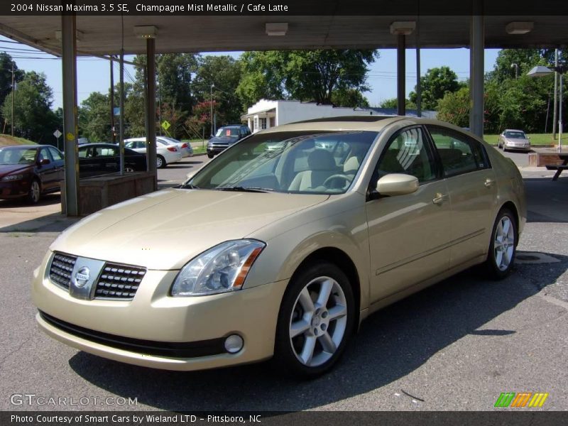 Champagne Mist Metallic / Cafe Latte 2004 Nissan Maxima 3.5 SE