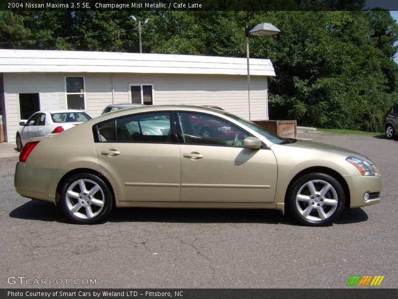 Champagne Mist Metallic / Cafe Latte 2004 Nissan Maxima 3.5 SE
