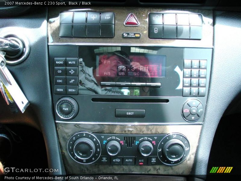Black / Black 2007 Mercedes-Benz C 230 Sport