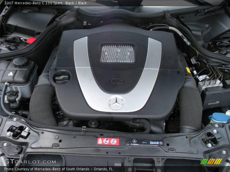 Black / Black 2007 Mercedes-Benz C 230 Sport