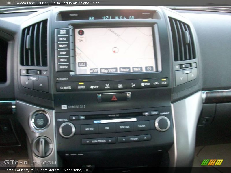 Salsa Red Pearl / Sand Beige 2008 Toyota Land Cruiser