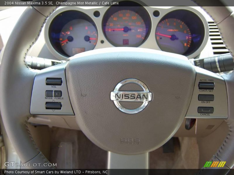 Champagne Mist Metallic / Cafe Latte 2004 Nissan Maxima 3.5 SE