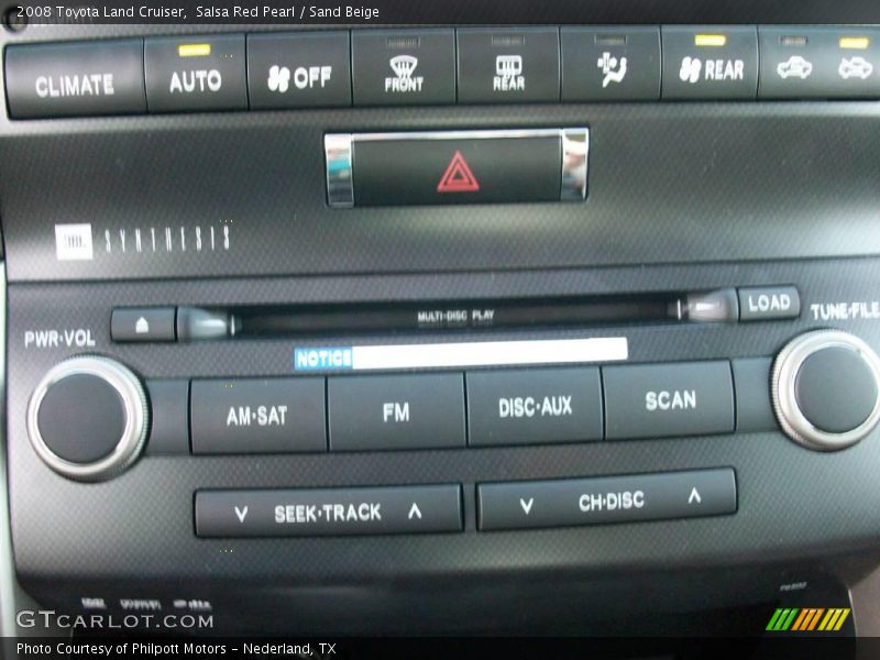 Salsa Red Pearl / Sand Beige 2008 Toyota Land Cruiser