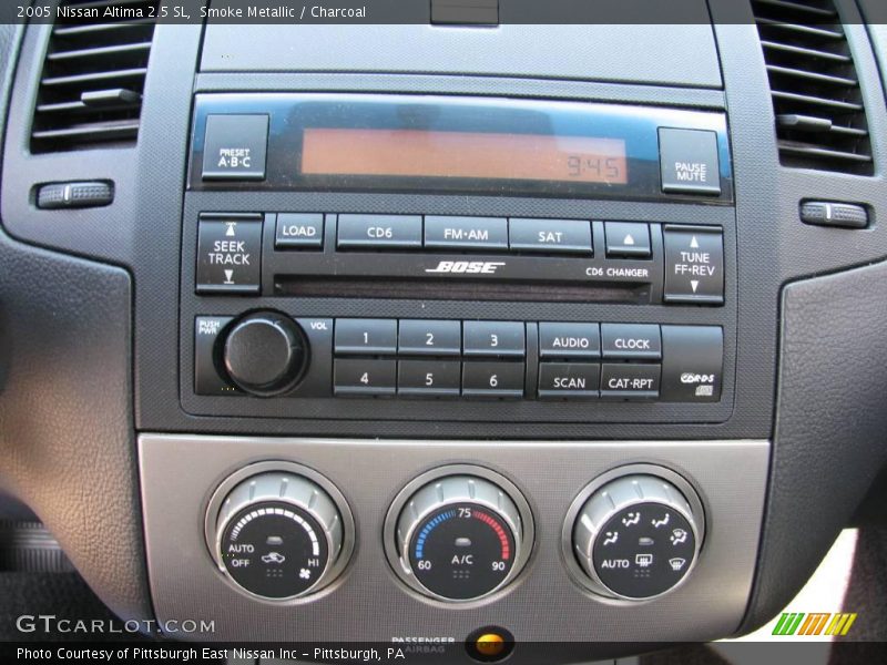 Smoke Metallic / Charcoal 2005 Nissan Altima 2.5 SL