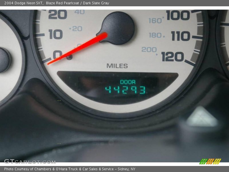Blaze Red Pearlcoat / Dark Slate Gray 2004 Dodge Neon SXT