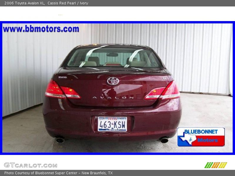 Cassis Red Pearl / Ivory 2006 Toyota Avalon XL