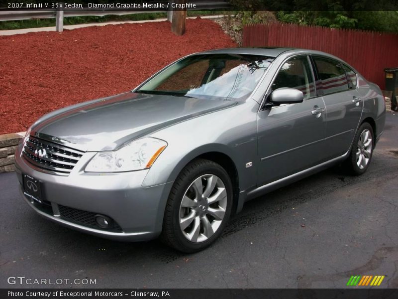 Diamond Graphite Metallic / Graphite 2007 Infiniti M 35x Sedan