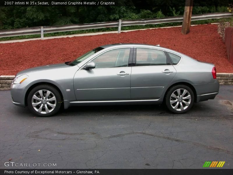 Diamond Graphite Metallic / Graphite 2007 Infiniti M 35x Sedan