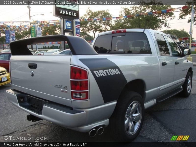 Bright Silver Metallic / Dark Slate Gray 2005 Dodge Ram 1500 SLT Daytona Quad Cab 4x4