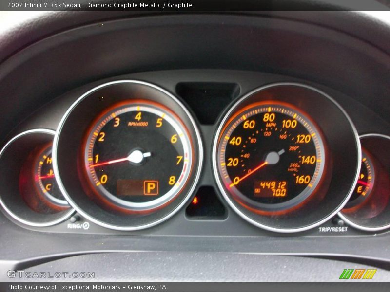 Diamond Graphite Metallic / Graphite 2007 Infiniti M 35x Sedan