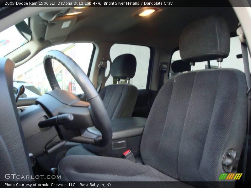 Bright Silver Metallic / Dark Slate Gray 2005 Dodge Ram 1500 SLT Daytona Quad Cab 4x4
