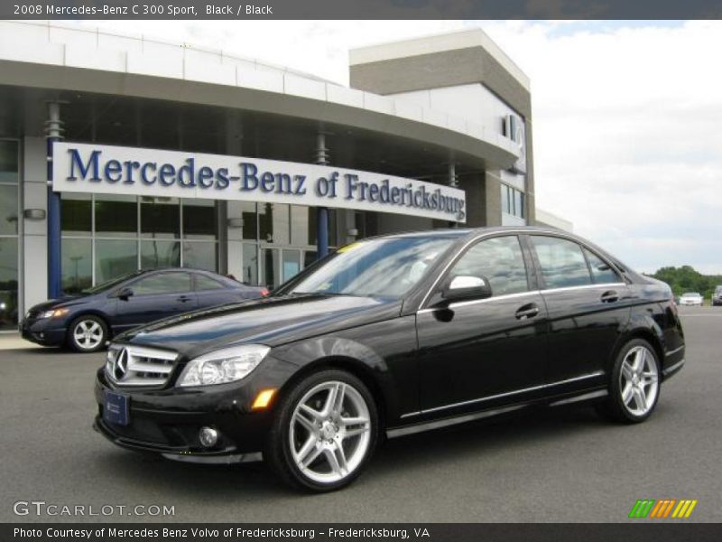 Black / Black 2008 Mercedes-Benz C 300 Sport