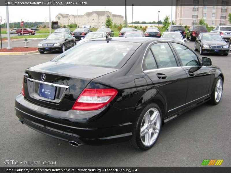 Black / Black 2008 Mercedes-Benz C 300 Sport