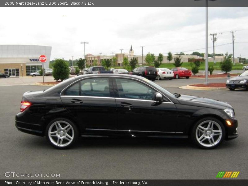 Black / Black 2008 Mercedes-Benz C 300 Sport