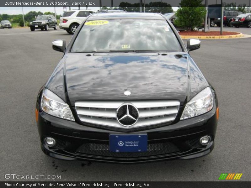 Black / Black 2008 Mercedes-Benz C 300 Sport