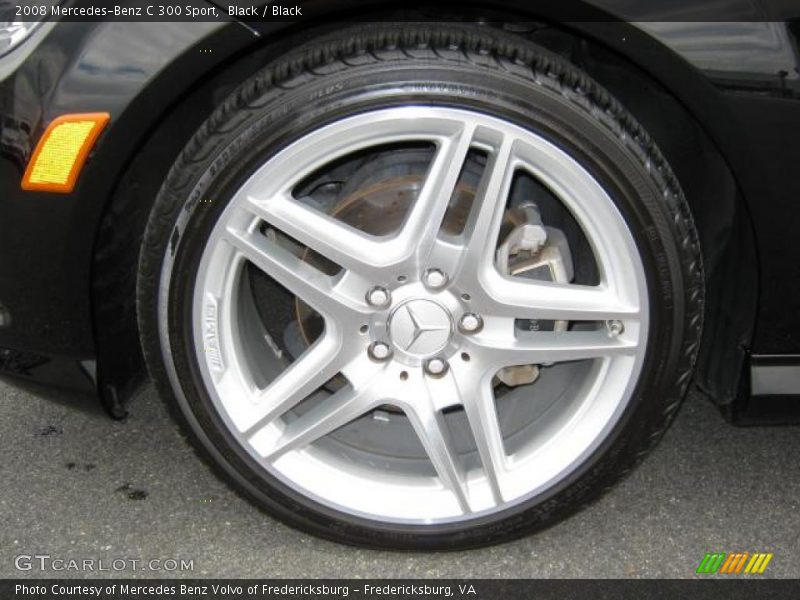 Black / Black 2008 Mercedes-Benz C 300 Sport