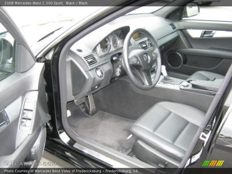 Black / Black 2008 Mercedes-Benz C 300 Sport