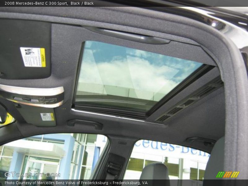 Black / Black 2008 Mercedes-Benz C 300 Sport