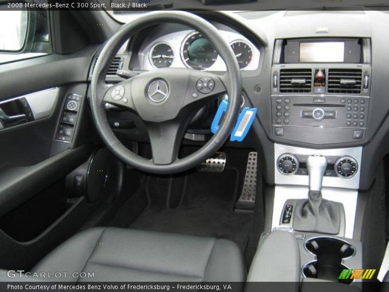 Black / Black 2008 Mercedes-Benz C 300 Sport