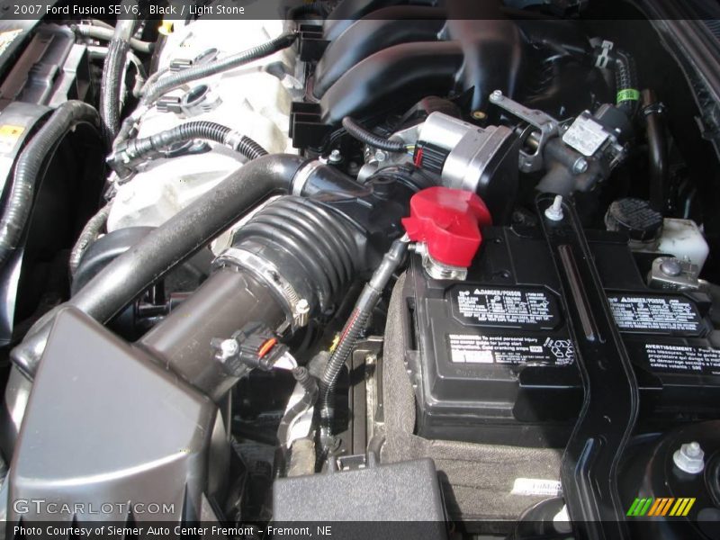Black / Light Stone 2007 Ford Fusion SE V6