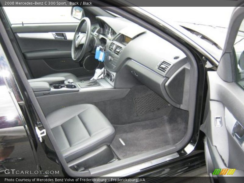 Black / Black 2008 Mercedes-Benz C 300 Sport