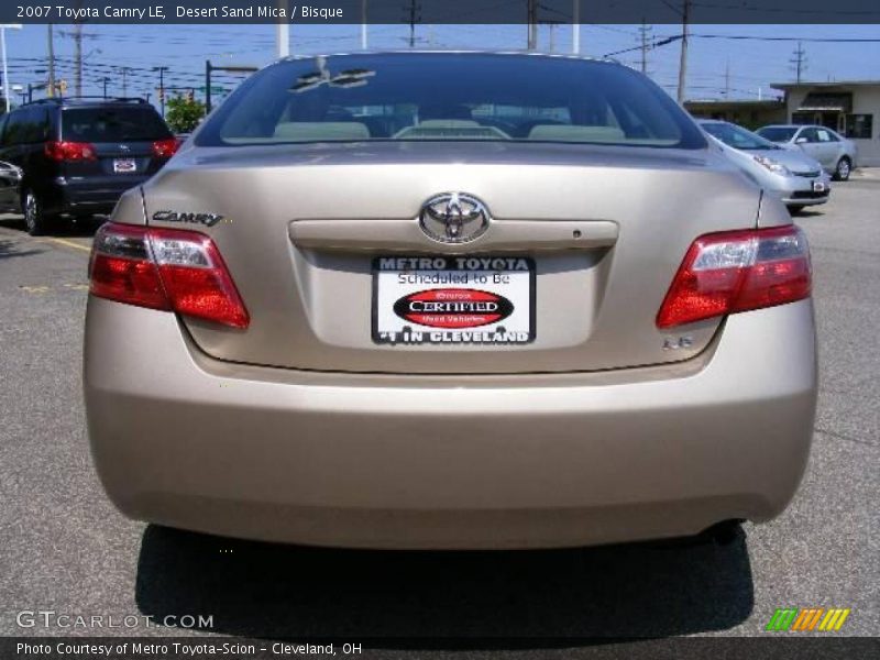 Desert Sand Mica / Bisque 2007 Toyota Camry LE