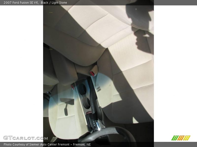 Black / Light Stone 2007 Ford Fusion SE V6